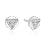 Radiant Modern Angular CZ Studs
