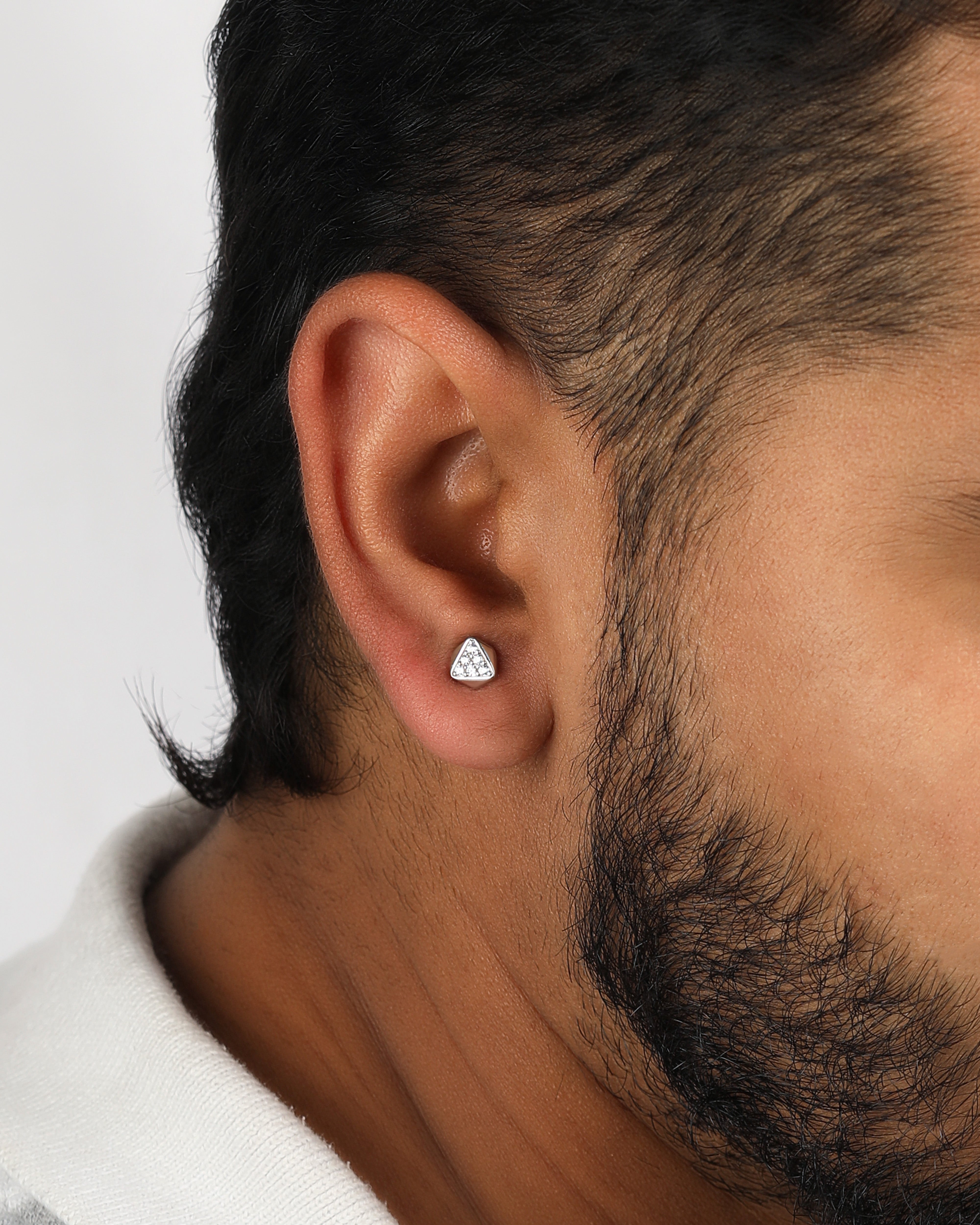 Radiant Modern Angular CZ Studs