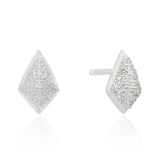 Brilliant Sparkle CZ Kite Stud Earrings