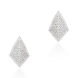 Brilliant Sparkle CZ Kite Stud Earrings