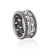 The Chain Legacy — Open Weave Band Ring