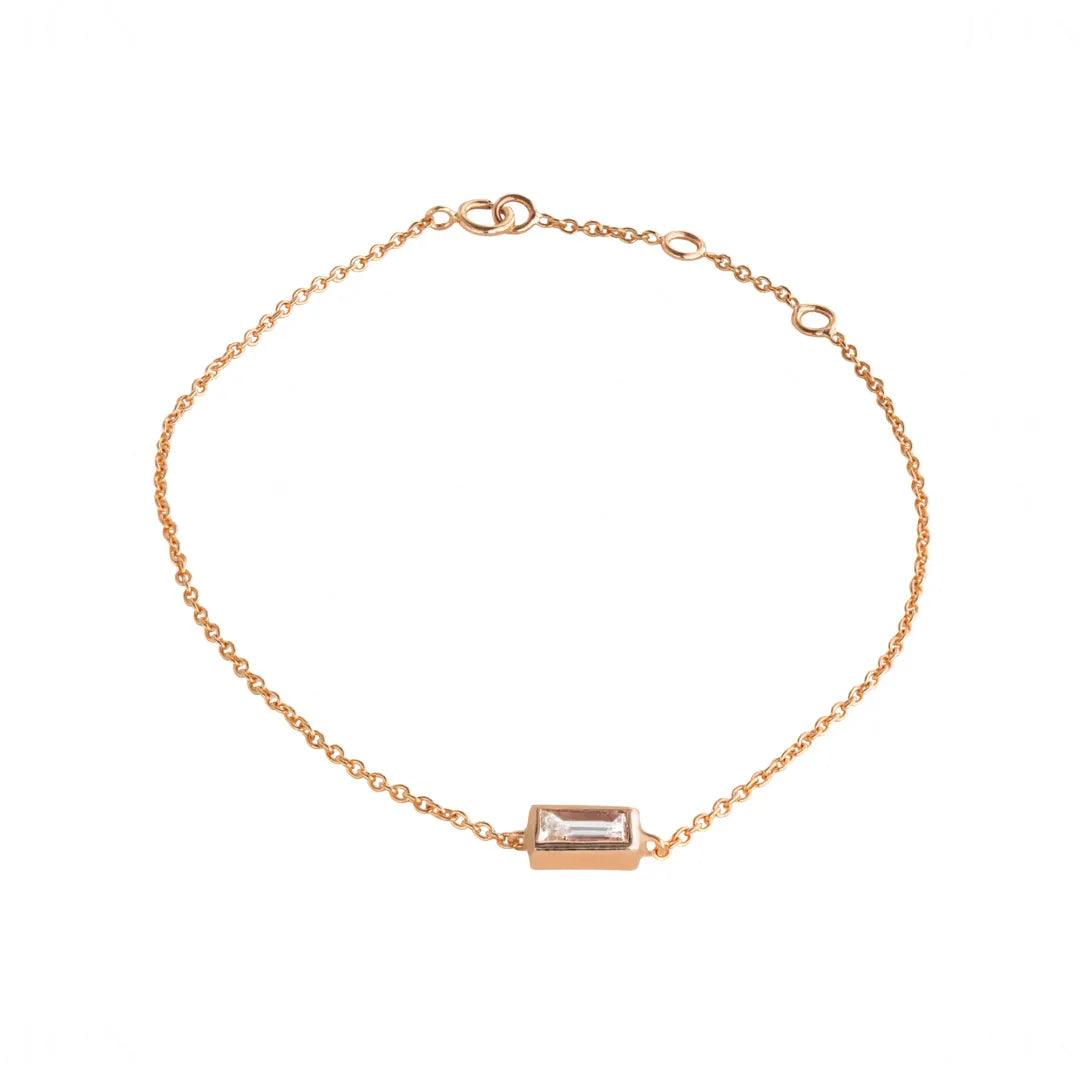 Neptune Baguette Diamond Bracelet