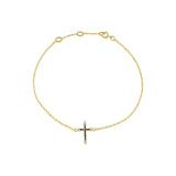 Holy Cross Diamond Bracelet