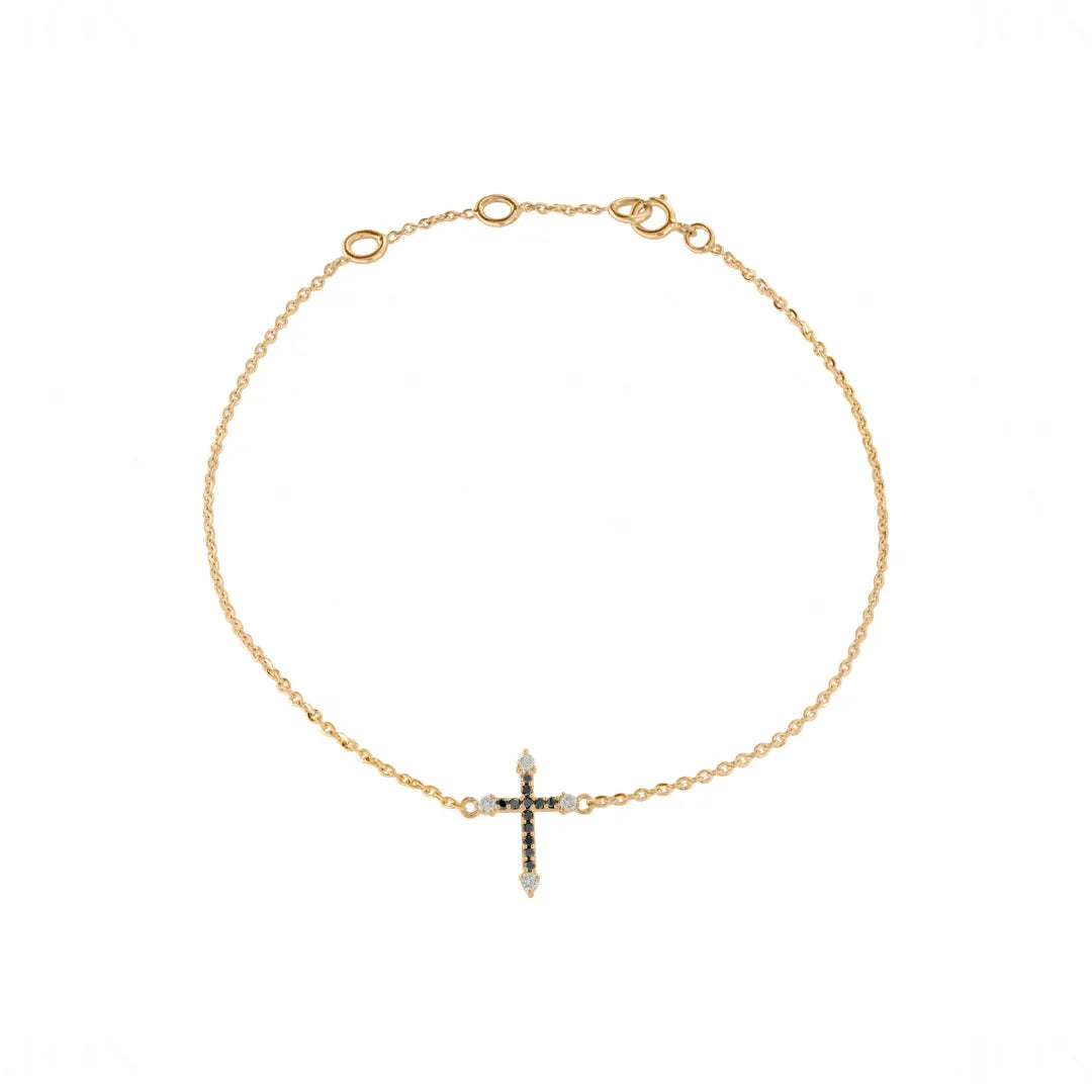 Holy Cross Diamond Bracelet