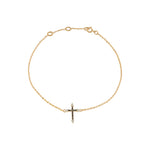 Holy Cross Diamond Bracelet