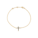 Holy Cross Diamond Bracelet