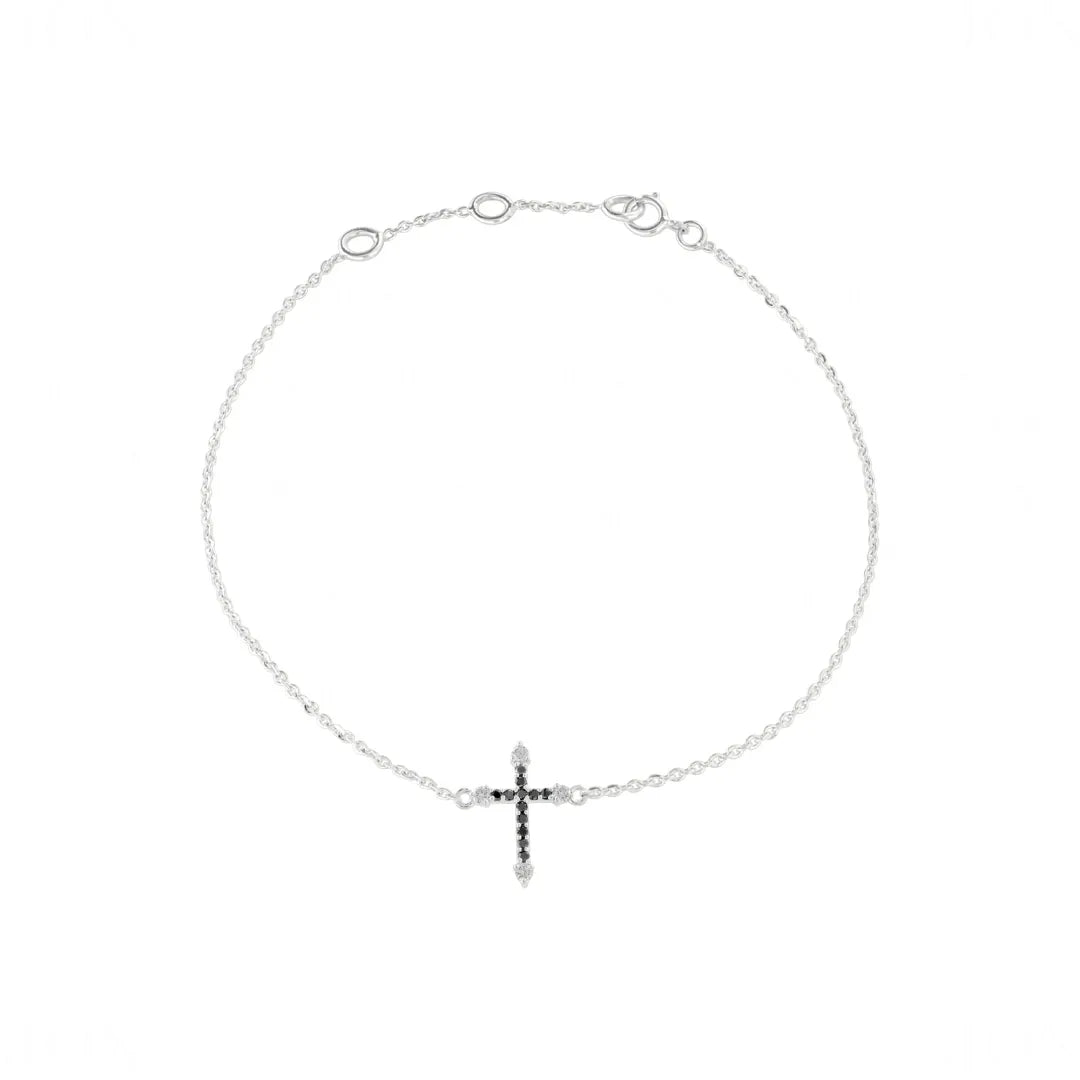 Holy Cross Diamond Bracelet
