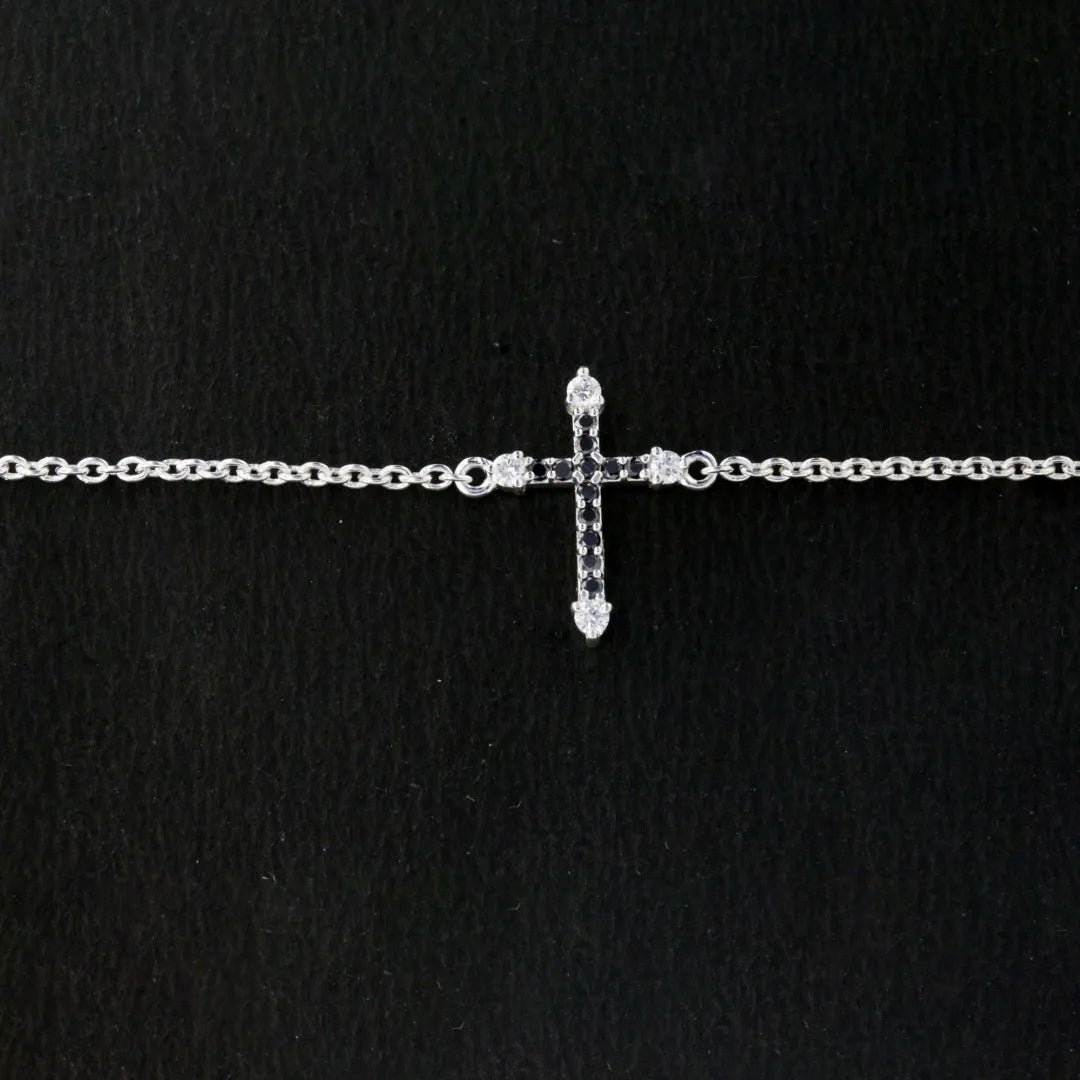 Holy Cross Diamond Bracelet