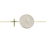 Holy Cross Diamond Bracelet