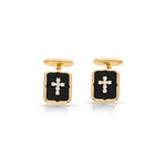Art Deco Cross Cuff Links