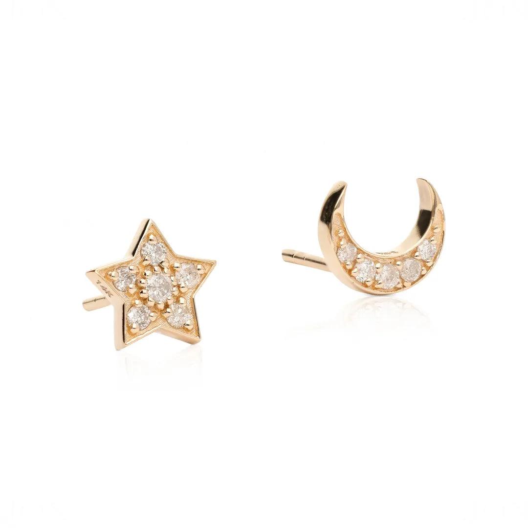 Moon n Star Studs