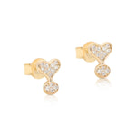 Heart Exclamation Studs