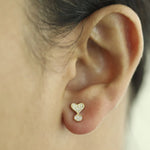 Heart Exclamation Studs