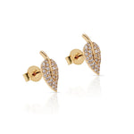 Dainty Leaf Studs