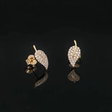 Dainty Leaf Studs