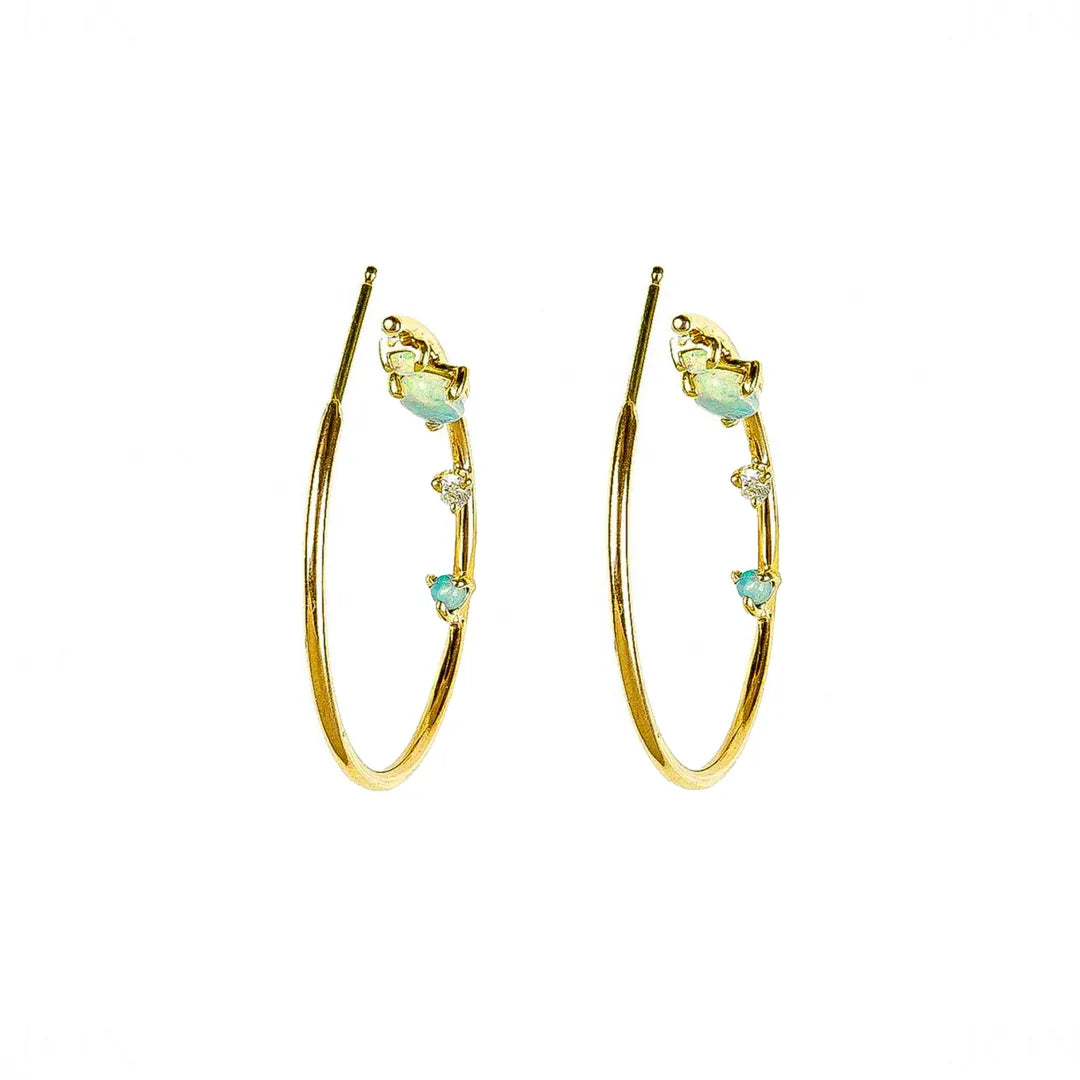 Opal Hoops