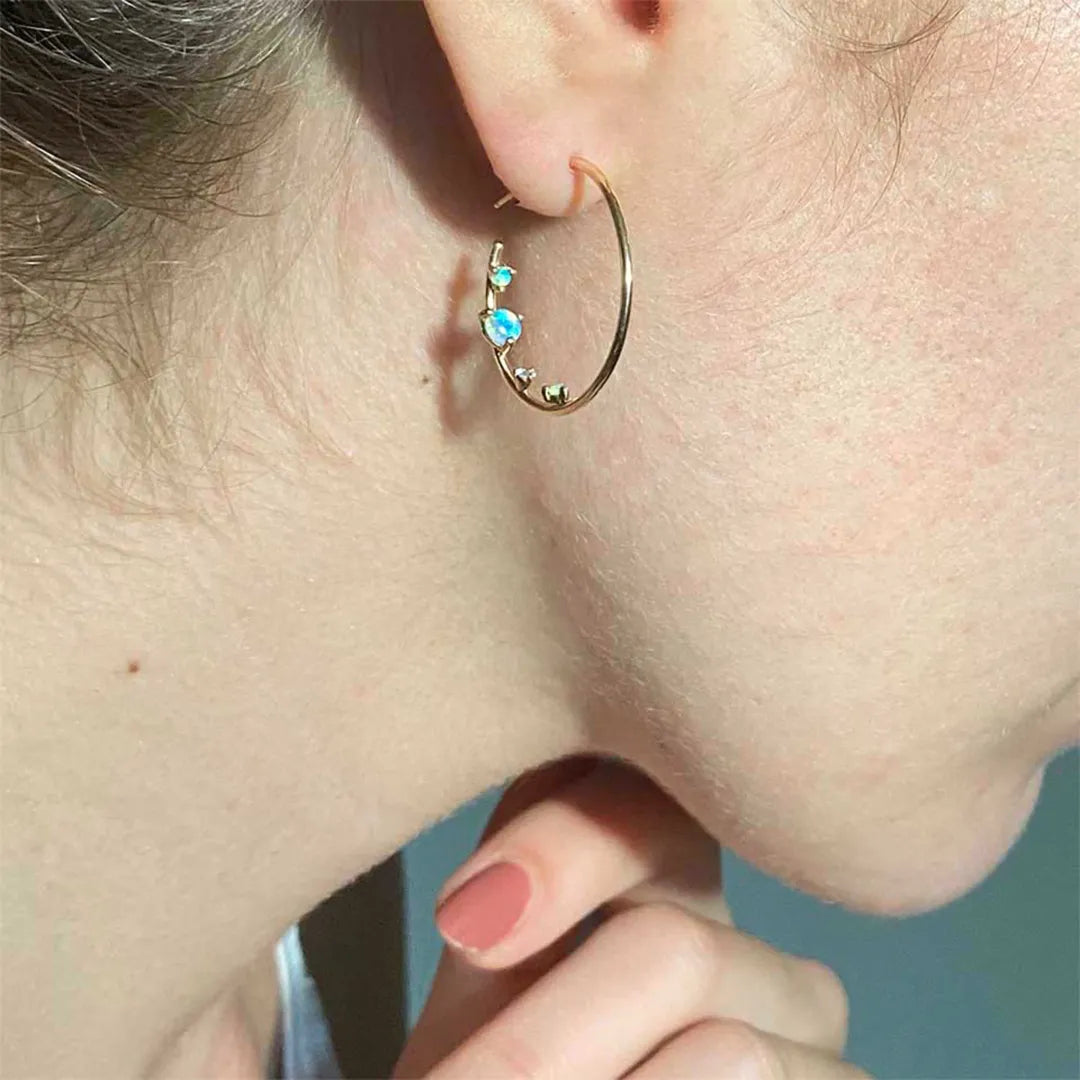 Opal Hoops