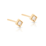 Diamond Rhombus Studs