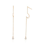 Bar Long Chain Earrings