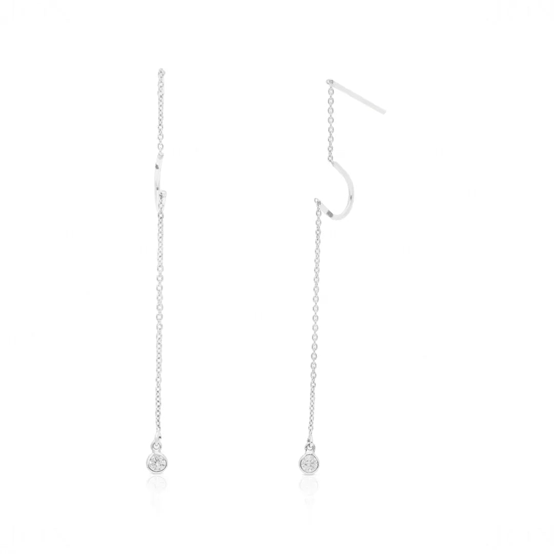 Bar Long Chain Earrings