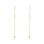 Bar Long Chain Earrings