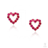 Cherry Heart Studs