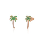 Palm Tree Studs