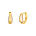 Diamond Minimalist Huggie Hoops
