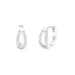 Diamond Minimalist Huggie Hoops
