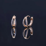 Diamond Minimalist Huggie Hoops
