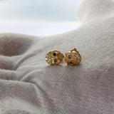 Starry Night Owl Studs