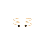 Double Piercing Spiral Cuff