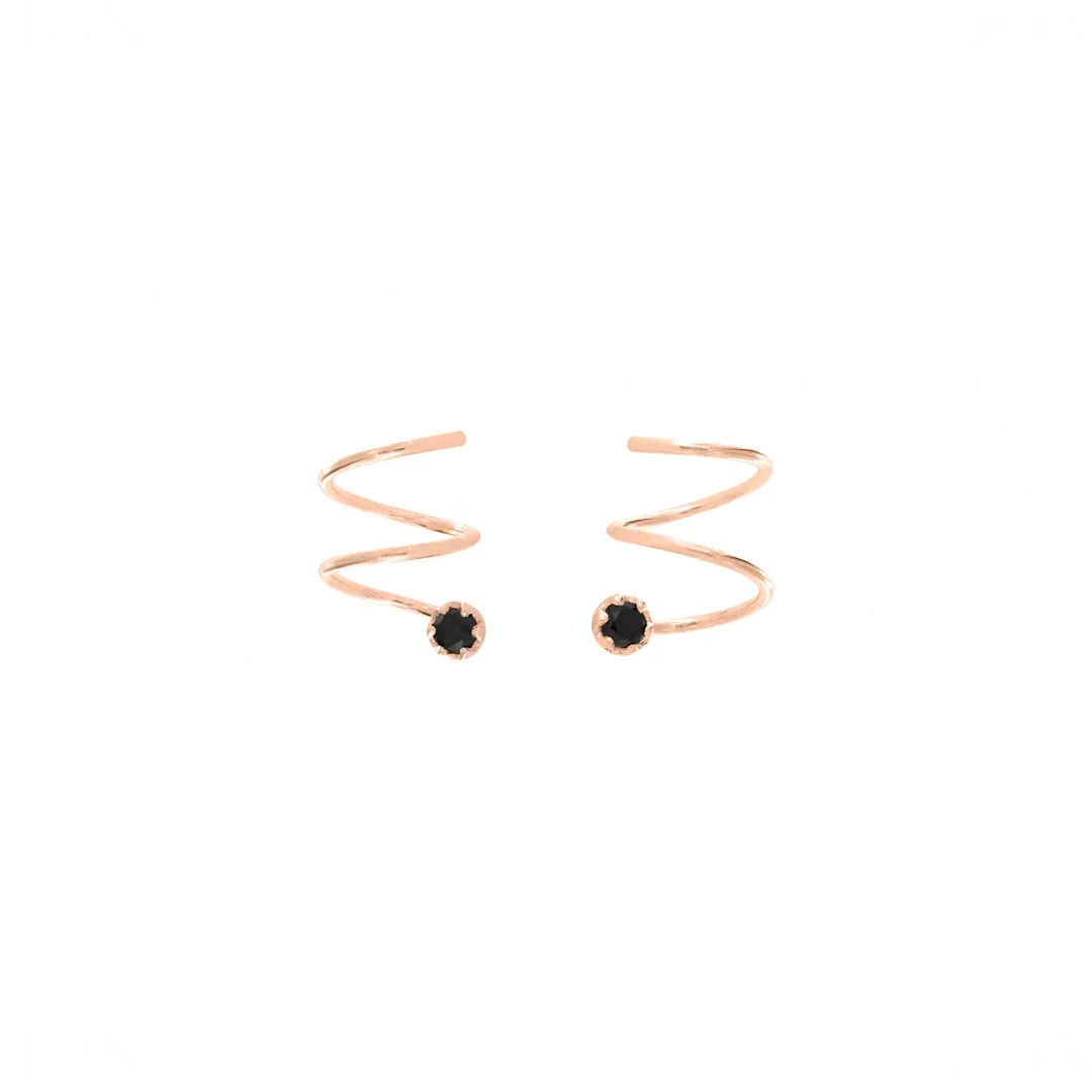 Double Piercing Spiral Cuff