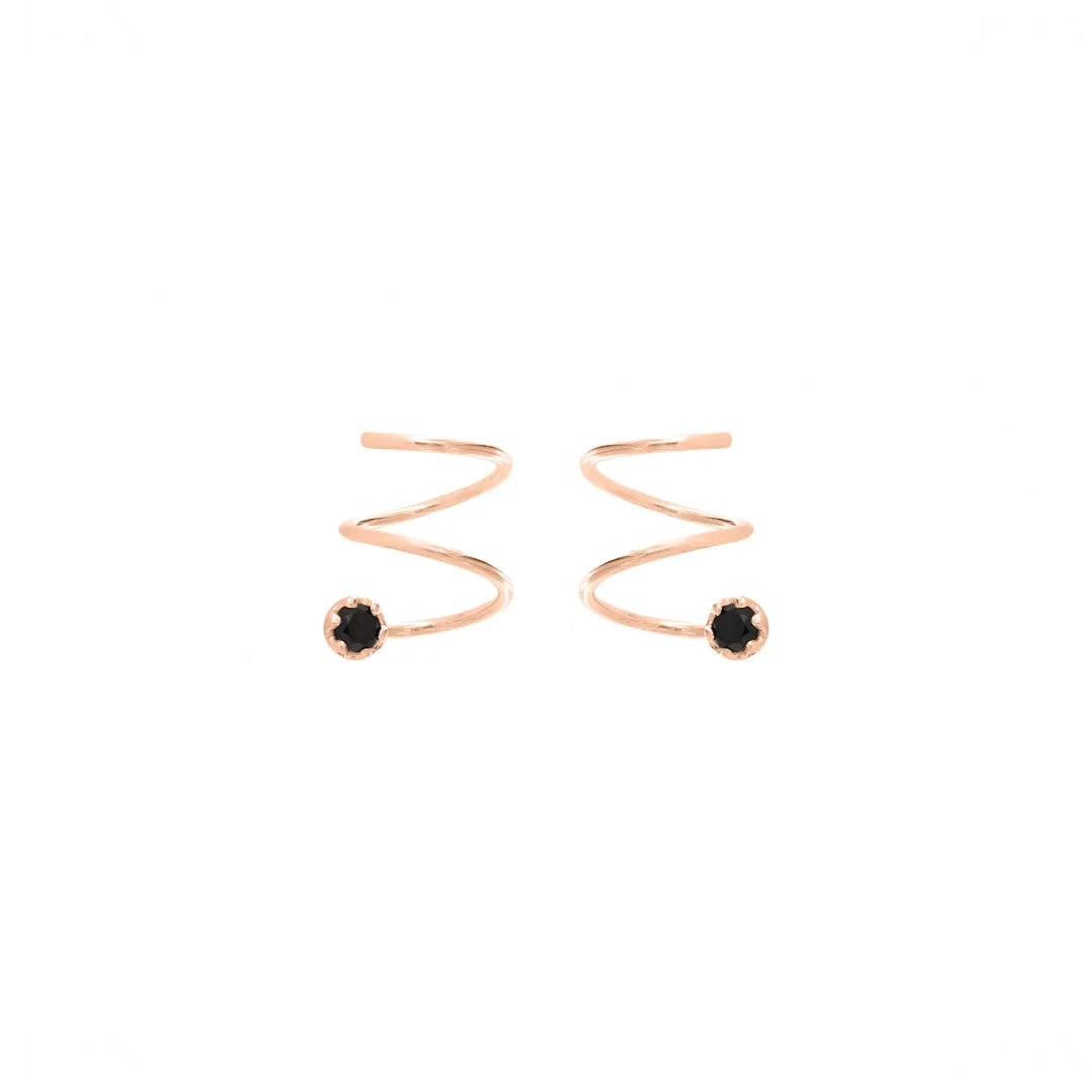 Double Piercing Spiral Cuff