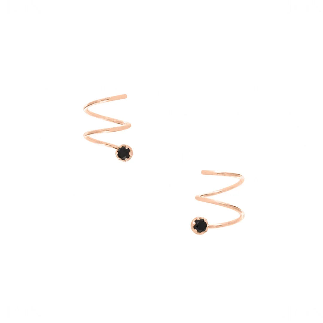 Double Piercing Spiral Cuff