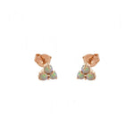 Three Opal Studs