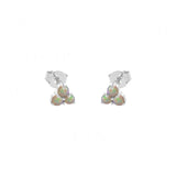 Three Opal Studs