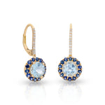 Blue Lagoon Drop Hoops