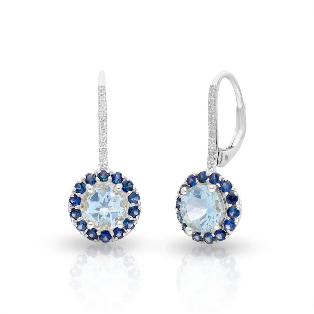 Blue Lagoon Drop Hoops