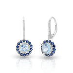 Blue Lagoon Drop Hoops