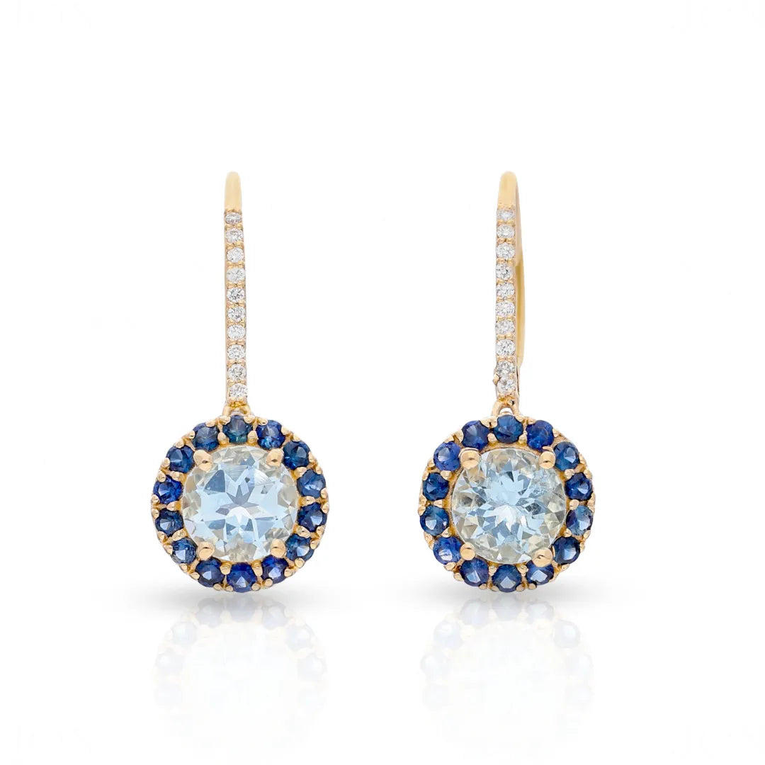 Blue Lagoon Drop Hoops