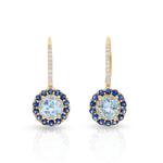 Blue Lagoon Drop Hoops