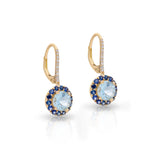 Blue Lagoon Drop Hoops