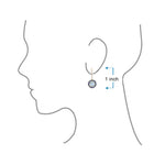 Blue Lagoon Drop Hoops