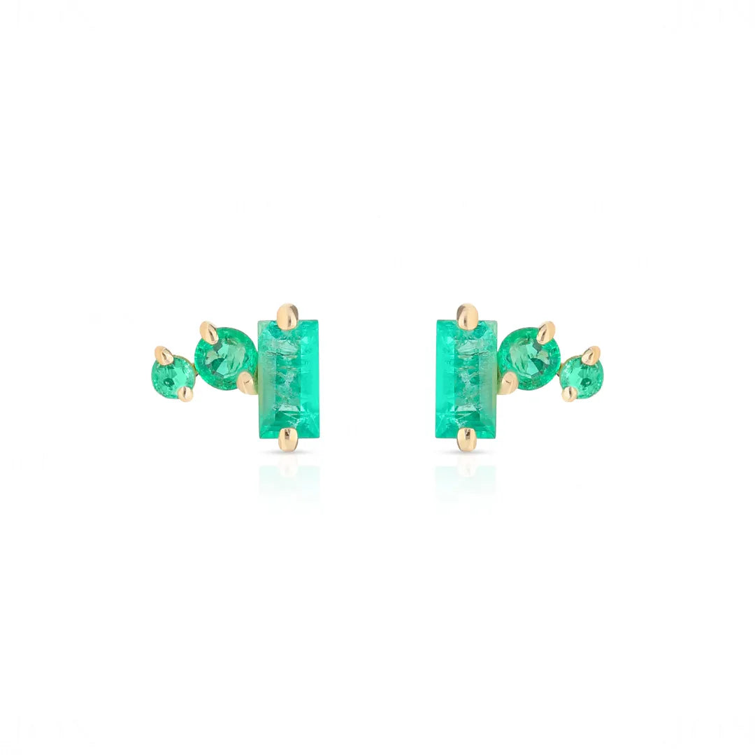 Emerald Studs