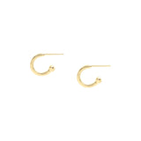 Golden Hoop Earrings|14k Solid Gold