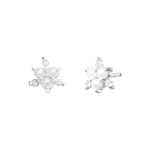 Diamond Pearl Stud Earrings|14k Gold