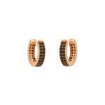 Black Diamond Ear Cuff|14k Gold