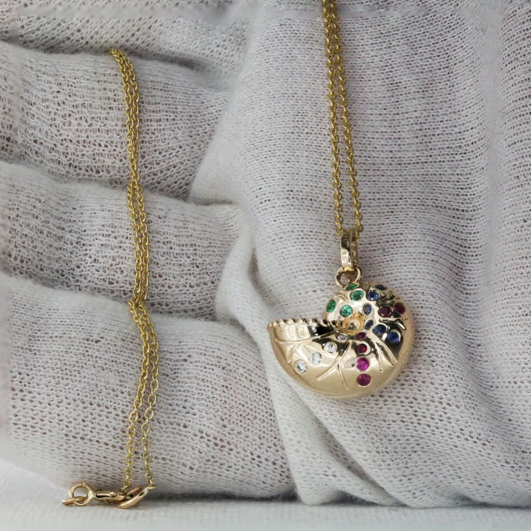 Nautilius Shell Necklace