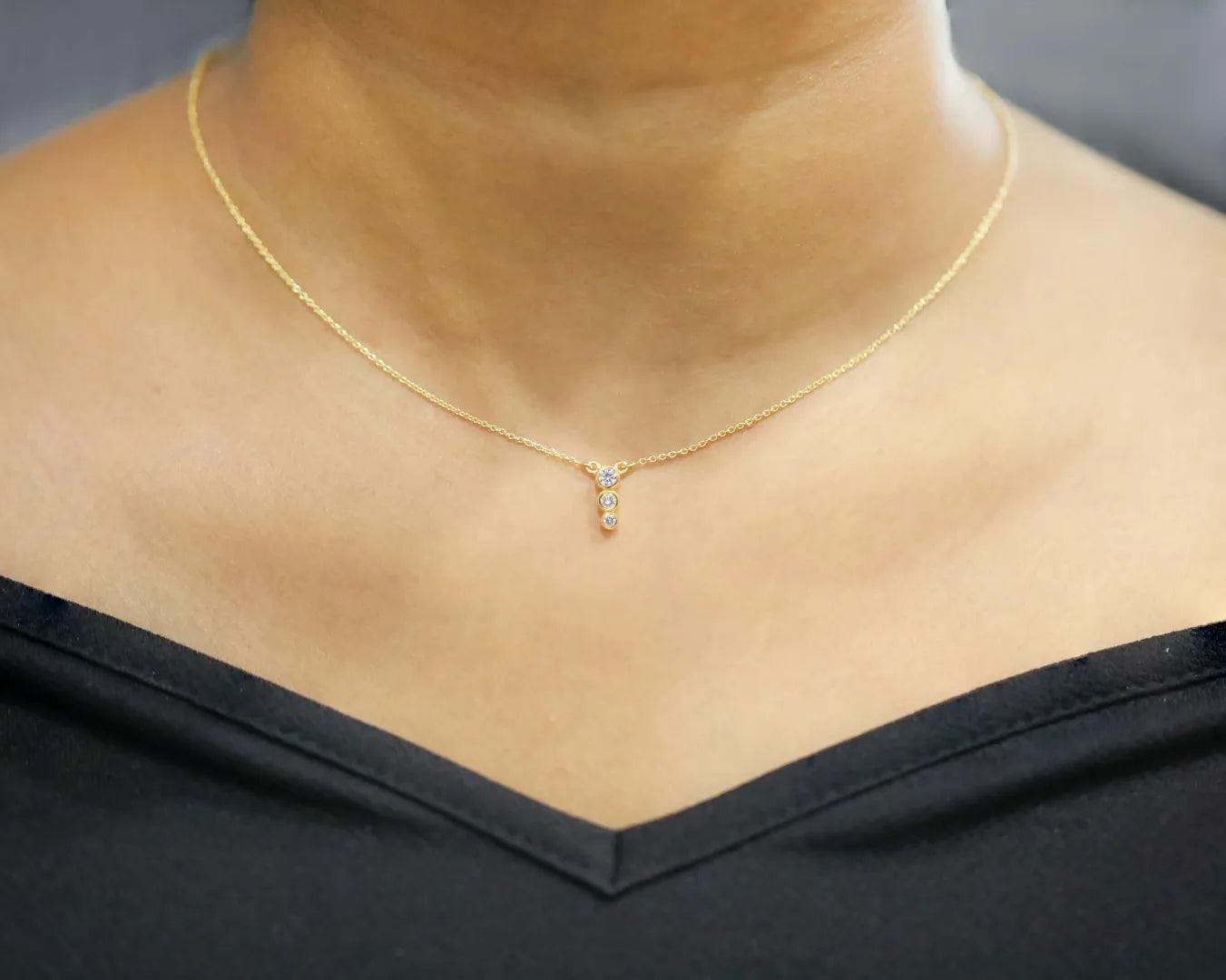 Dangling Diamond Pendant